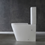 Square Two Piece Toilet with Tank - Image 2