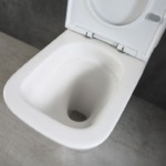 Square Two Piece Toilet with Tank - Image 4