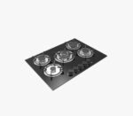 5 Burner Gas Hob – Tempered Glass - Image 4