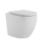 Floor Mounted Built-In Toilet – Glossy White