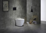 Floor Mounted Built-In Toilet – Glossy White - Image 3