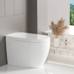 Rounded Floor Mounted Smart Toilet – M5 - Image 2